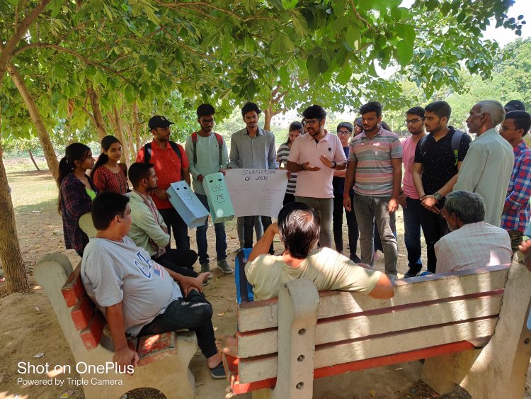 डीयू के शहीद भगत सिंह सांध्य महाविद्यालय मे स्वच्छता पखवाड़ा का आयोजन