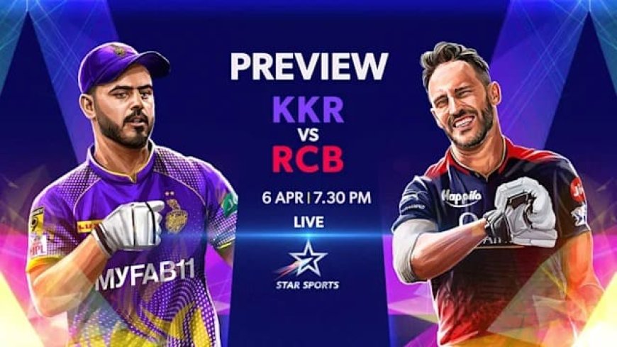 Tata IPL 2023 KKR vs RCB Live Updates: केकेआर की पहली जीत, आरसीबी को 81 रन से हराया