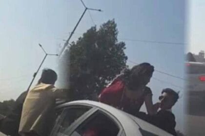 चलती कार में स्टंटबाजी का वीडियो बना रहे थे Reel, पुलिस की कार्रवाई में 5 कार जब