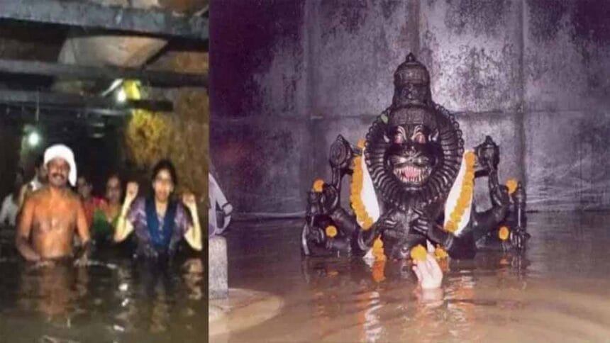 पानी में चलकर होते हैं दर्शन! 300 मीटर गुफा में छिपी है नरसिंह मंदिर की रहस्यमयी