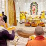 अयोध्या में प्राण प्रतिष्ठा की दूसरी वर्षगांठ का उत्सव, राजनाथ सिंह–योगी आदित्यन