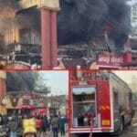 एसएस प्लाजा में आग से मचा हड़कंप, कई दुकानों को भारी नुकसान, घंटों चला रेस्क्यू