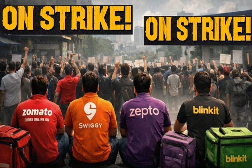 31 दिसंबर को जोमैटो और स्विगी के डिलीवरी वर्कर्स की हड़ताल, इन कंपनियों को होगा