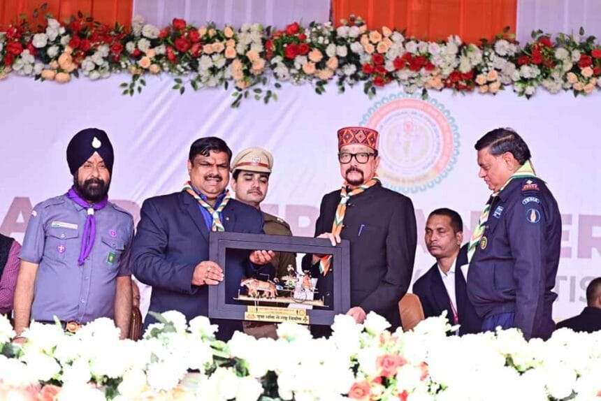 राज्यपाल रमेन डेका ने प्रथम राष्ट्रीय रोवर-रेंजर जंबूरी का किया शुभारंभ