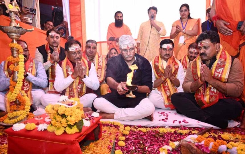 भोरमदेव कॉरिडोर विकास परियोजना का केन्द्रीय मंत्री गजेन्द्र शेखावत एवं मुख्यमंत्