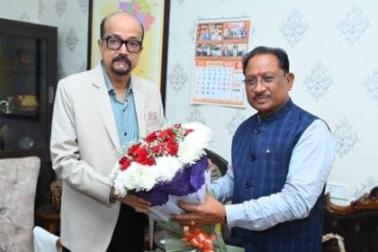 राज्यपाल डेका को मुख्यमंत्री  साय ने दी नए वर्ष की शुभकामनाएं