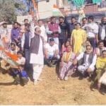 हर्री स्टेशन पर कांग्रेस का रेल रोको प्रदर्शन, कोरोना काल के बाद बंद ट्रेनों के