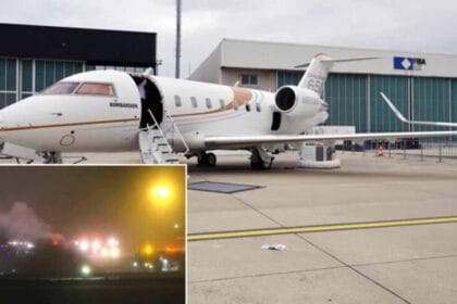 एयरपोर्ट पर बड़ा हादसा: उड़ान भरते ही क्रैश हुआ प्राइवेट जेट, चीख-पुकार से दहला
