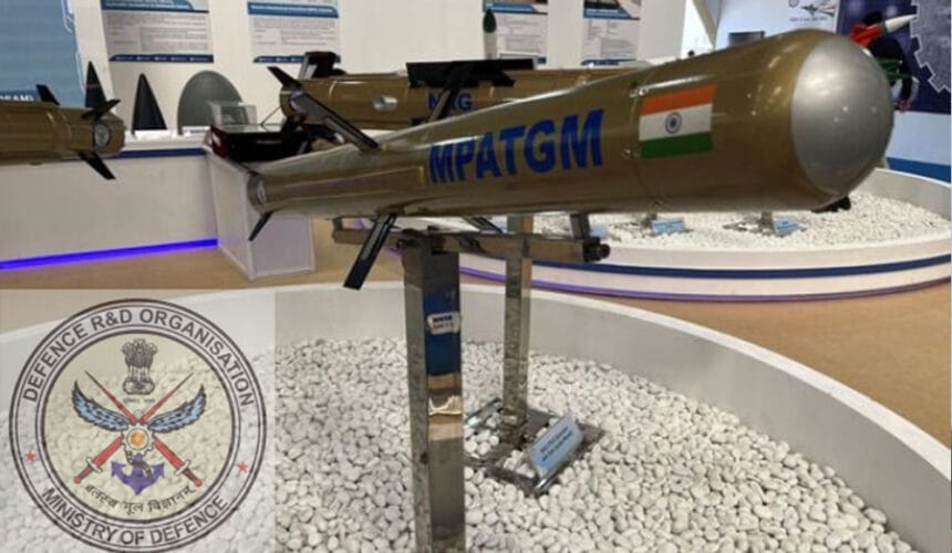 DRDO ने KK रेंज में किया MPATGM मिसाइल का सफल परीक्षण, मैन पोर्टेबल एंटी-टैंक गा