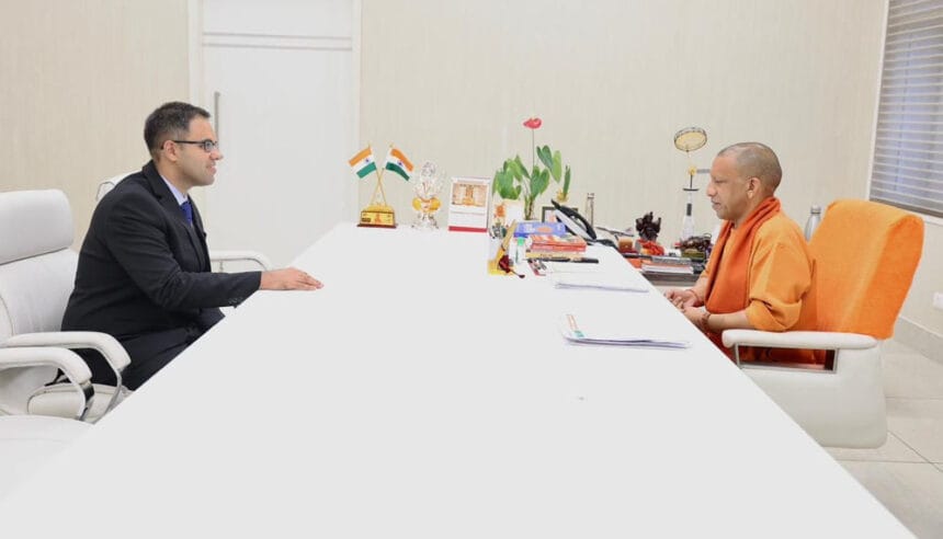 पूछ एआई  के को-फाउंडर व सीईओ ने मुख्यमंत्री योगी आदित्यनाथ से की मुलाकात