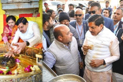 उज्जैन के बृहस्पति मंदिर में मुख्यमंत्री यादव ने सपत्नीक पूजा की