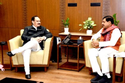 CM यादव ने केंद्रीय स्वास्थ्य मंत्री नड्डा से की मुलाकात, मध्यप्रदेश आने का किया