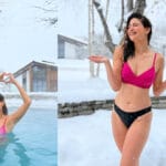 40 साल की अहाना कुमरा ने ब‍िकिनी में उड़ाए फैंस के होश, ठंड में किया स्वीमिंग पू