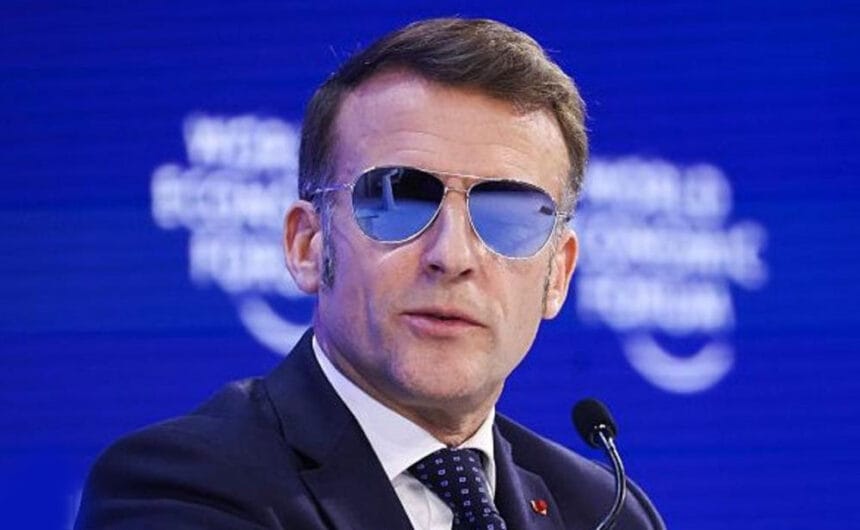 मैक्रों का ब्लू सनग्लास अंदाज, दावोस में ट्रंप को बर्दाश्त की हद बताने वाला बयान