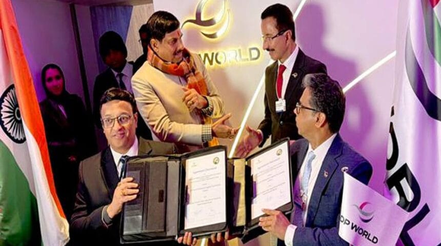 मुख्यमंत्री डॉ. यादव के सामने म.प्र. और डीपी वर्ल्ड के बीच हुआ एमओयू हस्ताक्षर