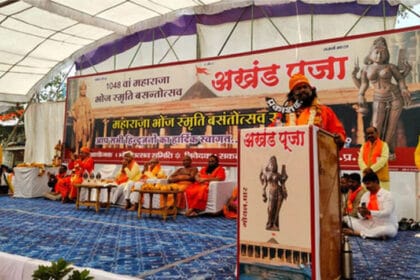 भोजशाला: 2034 तक मंदिर निर्माण और सरस्वती मूर्ति की लंदन से वापसी का ऐलान