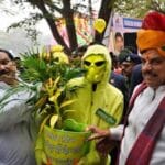 मुख्यमंत्री मोहन यादव ने राहगीरी आनंद उत्सव का उद्घाटन किया, मंच से लहराई गदा