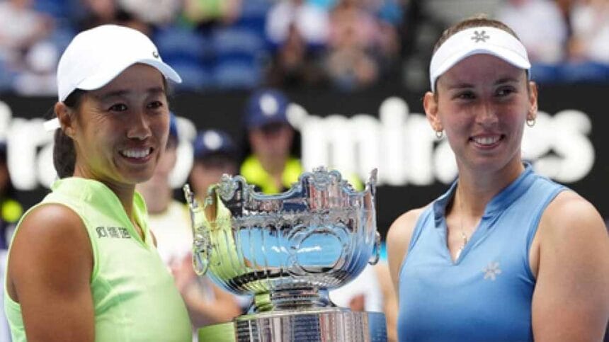 महिला डबल्स चैंपियंस: एलिस मर्टेंस और झांग शुआई ने ऑस्ट्रेलियन ओपन में बाज़ी मार