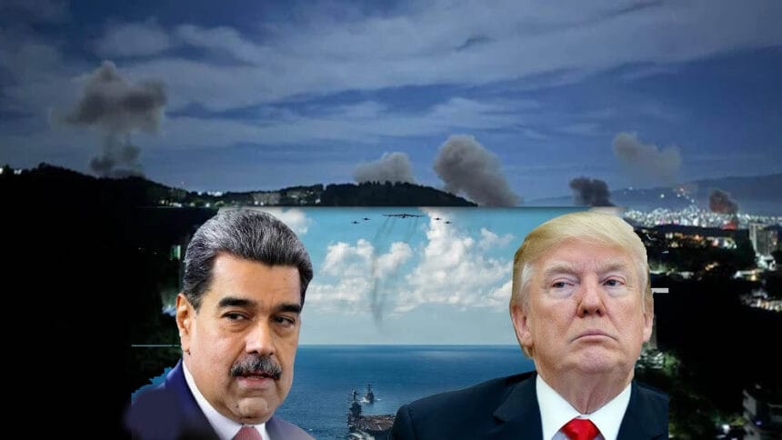 अमेरिका का वेनेजुएला पर हमला: काराकस समेत 4 शहरों में बमबारी, मादुरो ने नेशनल इम