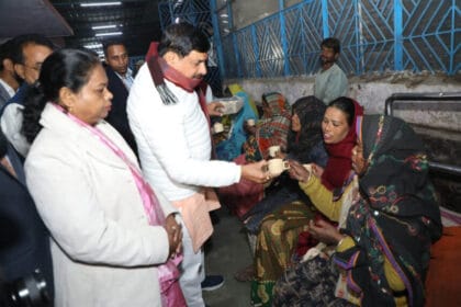 ठंड में राहत की पहल: मुख्यमंत्री डॉ. यादव ने यादगार-ए-शाहजहांनी पार्क के रैन बसे