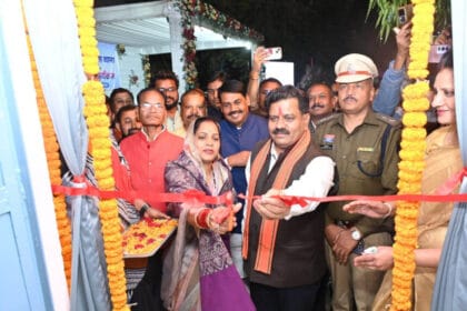 रायपुर में उप मुख्यमंत्री विजय शर्मा ने कबीरधाम में रेंज का पहला साइबर थाने का उ