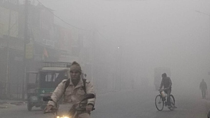 एमपी में घना कोहरा और शीतलहर, भोपाल-इंदौर ट्रेनें लेट, ग्वालियर में पारा 5 डिग्र