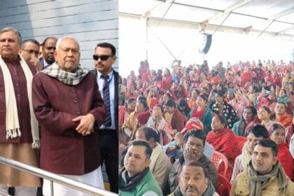 CM नीतीश कुमार की समृद्धि यात्रा में उमड़ी महिलाओं की भीड़