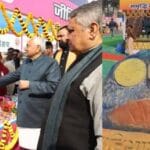 ‘समृद्धि यात्रा’ में बालू से बनी अपनी तस्वीर देख मुस्कुराए CM नीतीश कुमार