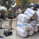 बोलेरो में लोड 451 किलो गांजे के साथ  2 तस्कर गिरफ्तार