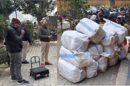 बोलेरो में लोड 451 किलो गांजे के साथ  2 तस्कर गिरफ्तार