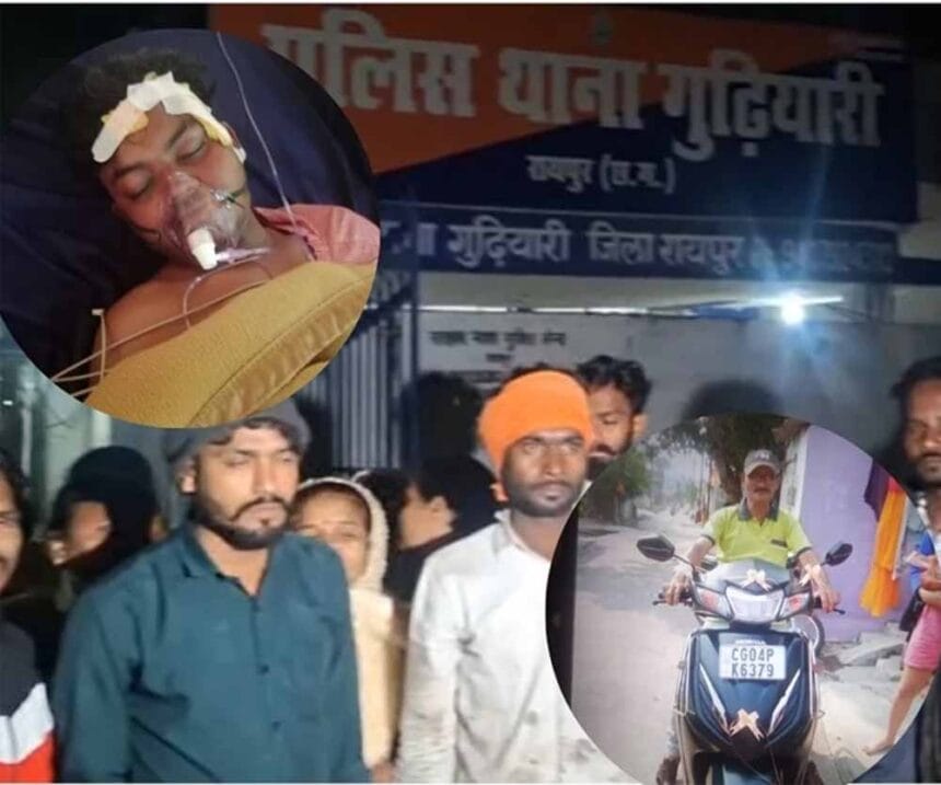रायपुर में दो हादसों में एक युवक की मौत और दूसरा घायल