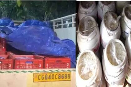 रायगढ़ में ग्रामीणों ने असली के पैकेट में पकड़ा नकली दही