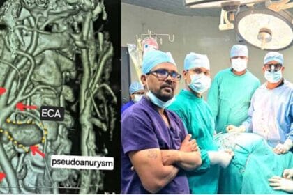 छत्तीसगढ़ के मेकाहारा हॉस्पिटल के डॉक्टरों ने ब्रश करते समय फटी गर्दन की नस में क