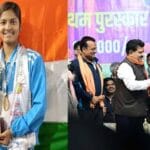 उपमुख्यमंत्री ने बैडमिंटन चैंपियनशिप में स्वर्ण पदक जीतने पर रिया का किया सम्मान