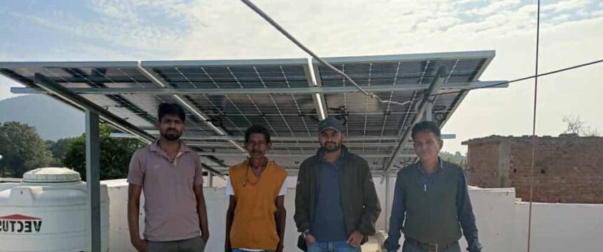 सोलर पैनल से दूर हुई चिंताराम की बिजली बिल की चिंता