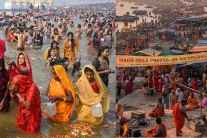 माघ मेले में श्रद्धालु तंबुओं में रहकर करते हैं कठिन नियमों का पालन