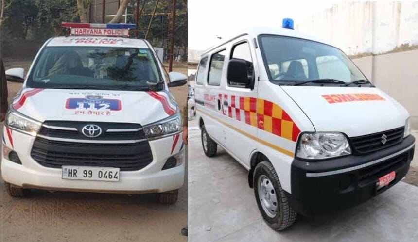 हरियाणा में घायलों का तुरंत इलाज करवाने डायल 112 से जुड़ेगी निजी एंबुलेंस