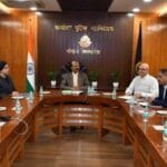 भारतीय विदेश सेवा अधिकारियों ने डीजीपी कैलाश मकवाणा से की भेंट