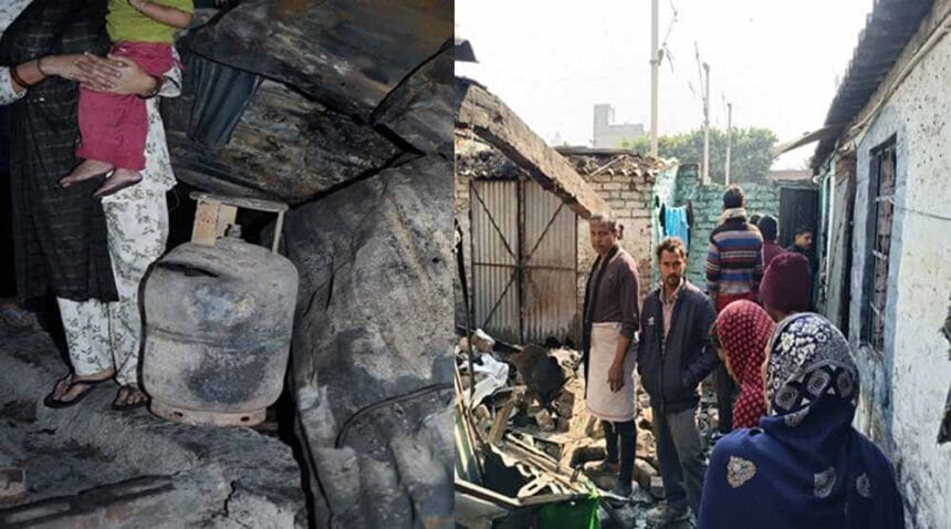 लुधियाना में जबरदस्त धमाके के साथ मकान की उड़ी छत