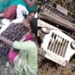 उदयपुर में सवारियों से भरी जीप पलटने से 3 लोगों की मौत