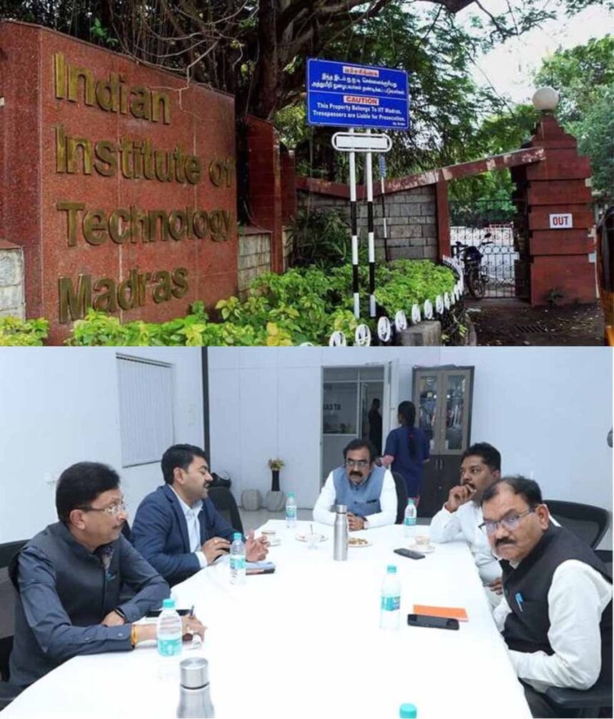 भविष्य के निर्माण की झलक: लोक निर्माण मंत्री राकेश  सिंह ने IIT Madras में 3D प्