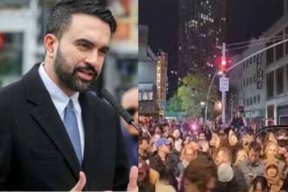 मेयर ममदानी के न्यूयॉर्क की सड़कों पर हमास के समर्थन में नारेबाजी