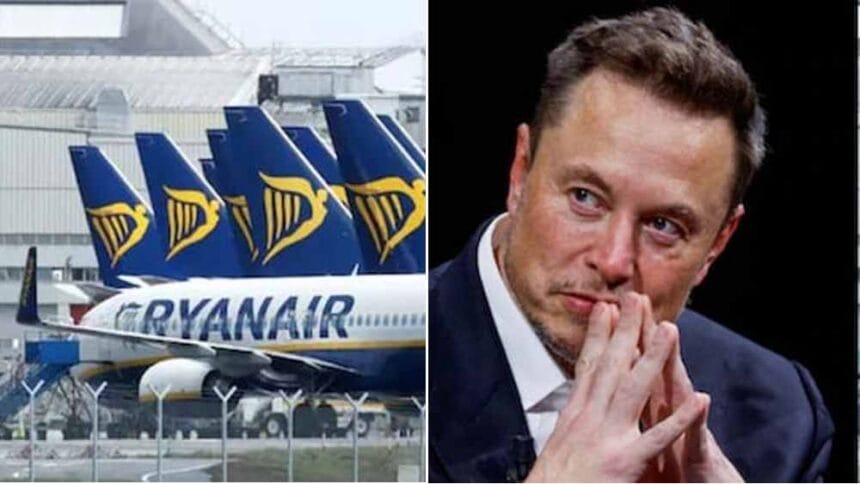 ट्विटर के बाद अब रयान एयरलाइन के पीछे पड़े एलन मस्क