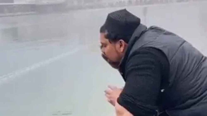 ‘अपवित्र कर दिया’ का आरोप: स्वर्ण मंदिर के पवित्र सरोवर में युवक की हरकत पर विवा