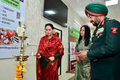 सेना के अस्पताल में लगा बड़ा मेडिकल कैंप, डिप्टी सीएम दिया कुमारी ने किया उद्घाट