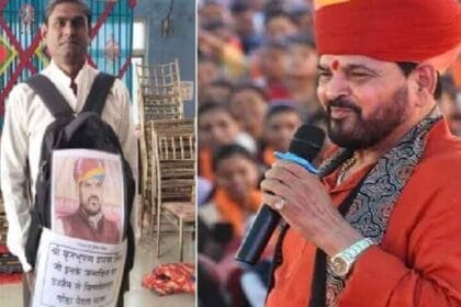 900 किलोमीटर की पदयात्रा कर हेमंत सूर्यवंशी पहुंचे बृजभूषण शरण सिंह से मिलने, ML