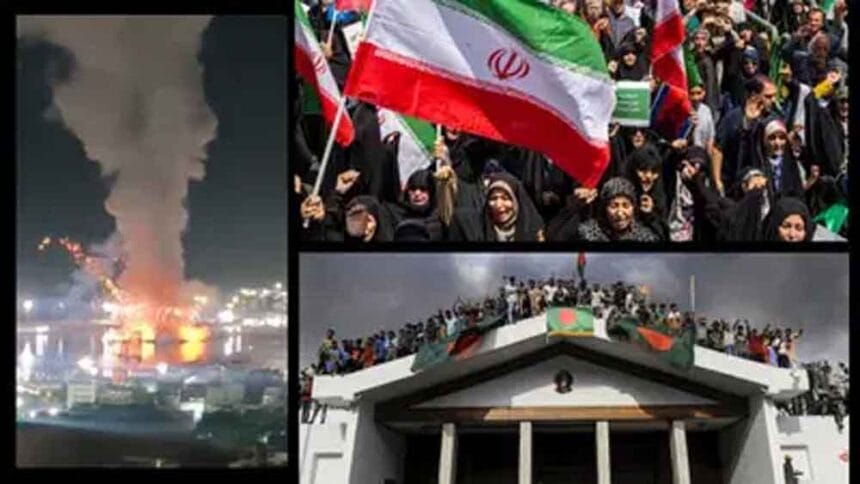 ब्रिटेन में भड़का ईरान विरोध, दूतावास पर लगा झंडा उतारकर किया गया विरोध प्रदर्शन