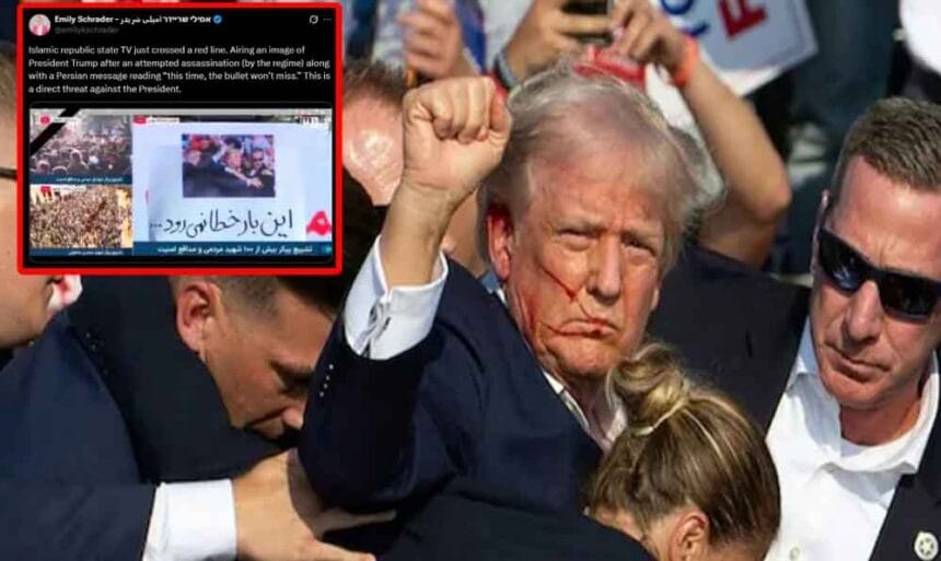 ट्रंप पर हमले की तस्वीर वायरल, ईरान ने दी सख्त चेतावनी — कहा ‘इस बार बचना मुश्कि