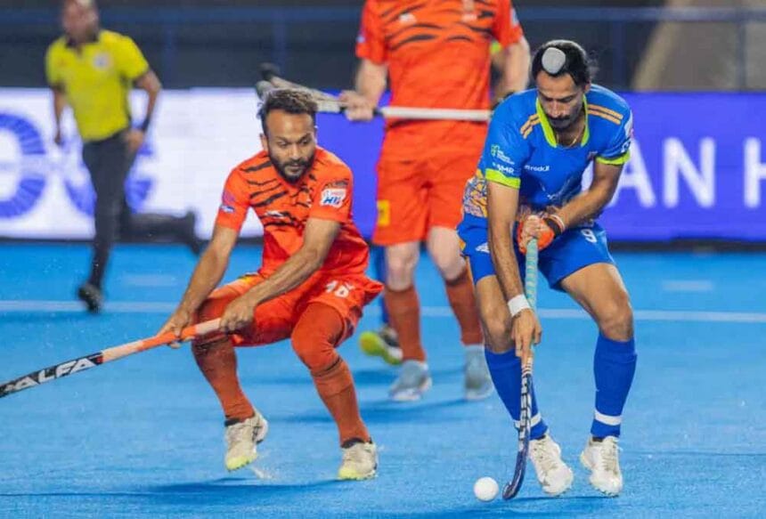 वेदांता कलिंगा लांसर्स ने श्राची बंगाल टाइगर्स के खिलाफ 2-1 से करीबी जीत हासिल क