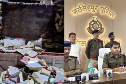 मिठाई की आड़ में शराब का काला कारोबार: नरसिंहपुर पुलिस ने गुप्त बंकर से पकड़ी 50